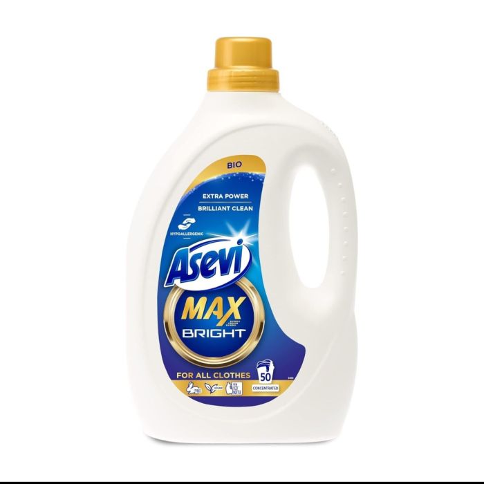 Asevi Max Bright Hypoallergenic Laundry Detergent Liquid 2500ml