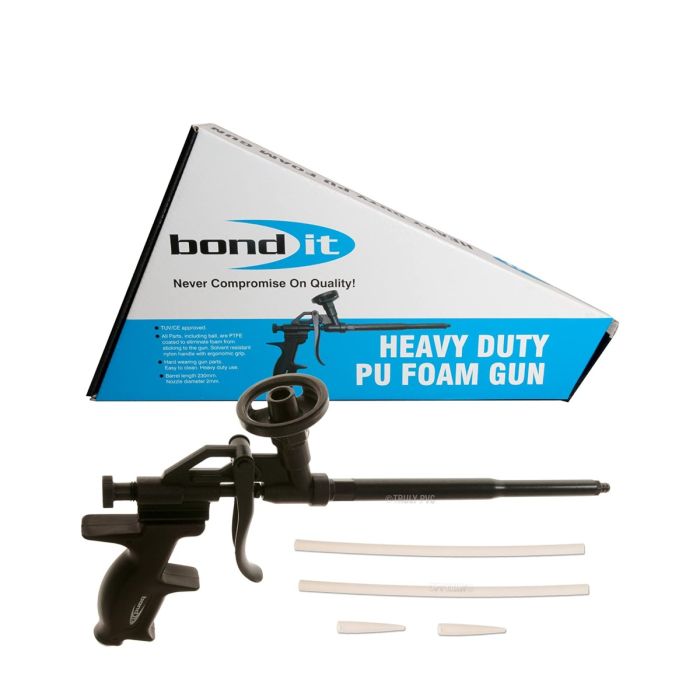 Bond It Heavy Duty Black PU Foam Applicator Gun