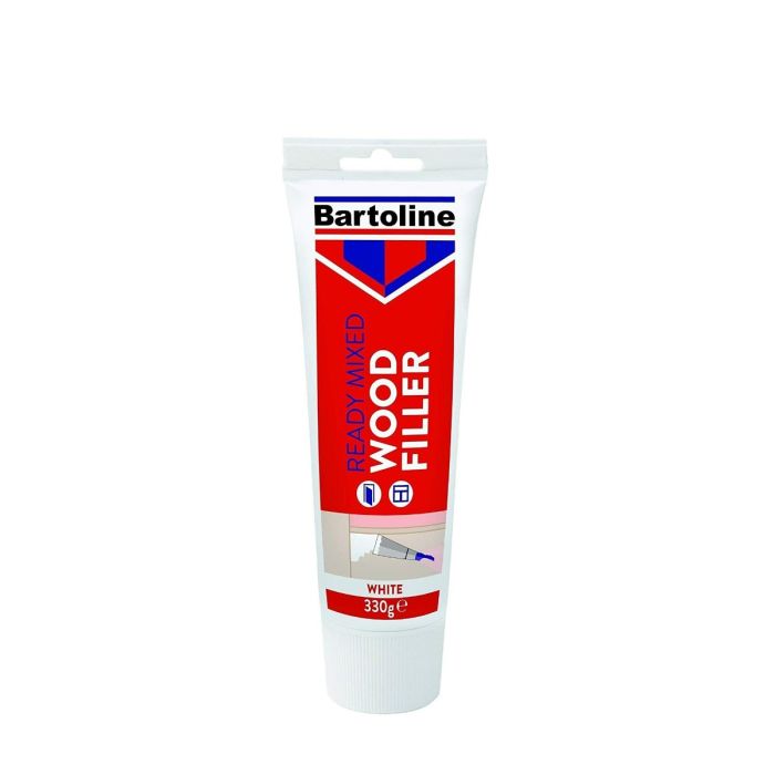 Bartoline Ready Mixed Wood Filler Tube White 330g