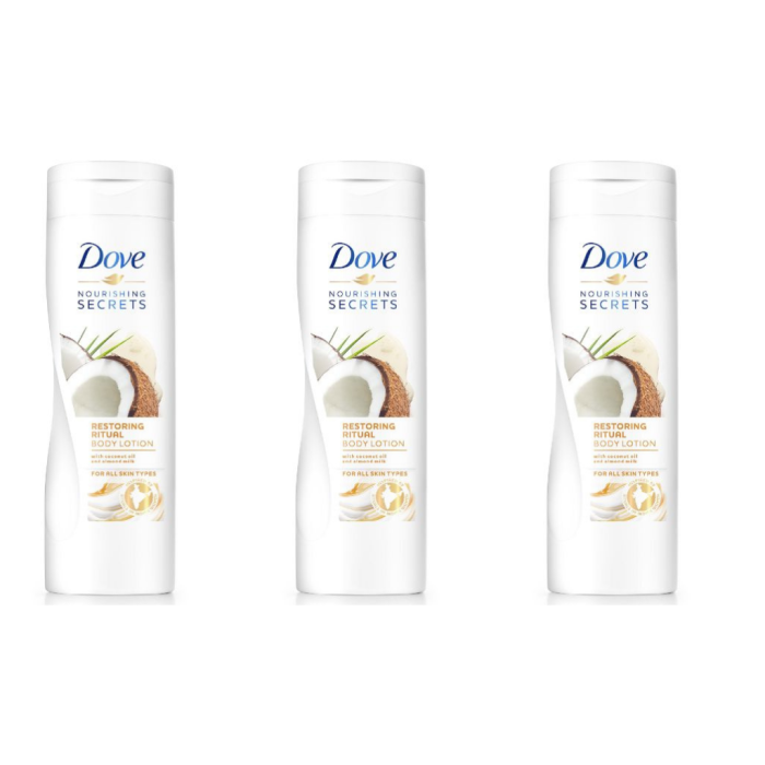 Dove Restore Ritual Coconut Oil Moisturizing Body Lotion 250ml Pack Of 3