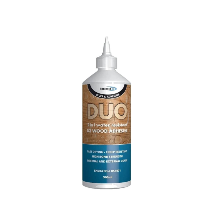 Bond It Glues & Adhesives Duo 2in1 Water Resistant D3 Wood Adhesive 500ml