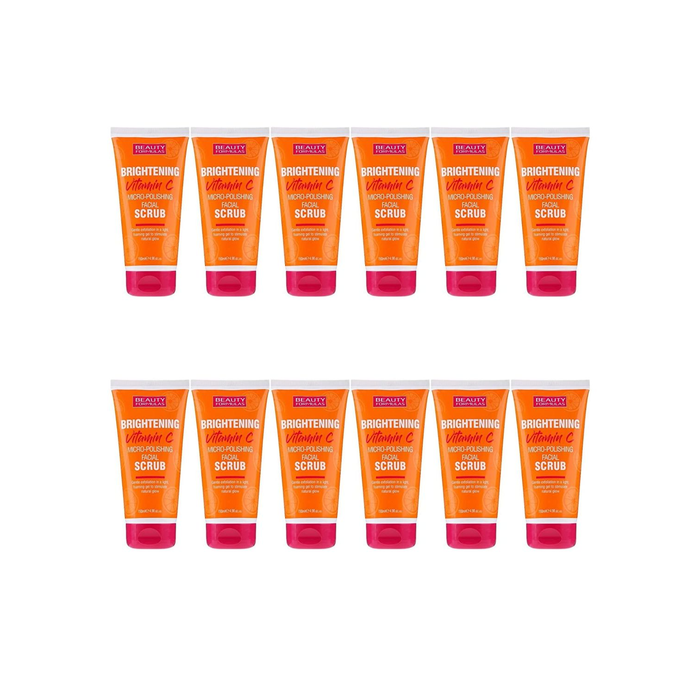 Beauty Formulas Vitamin C Micro-Polishing Facial Scrub 150ml - Pack of 12