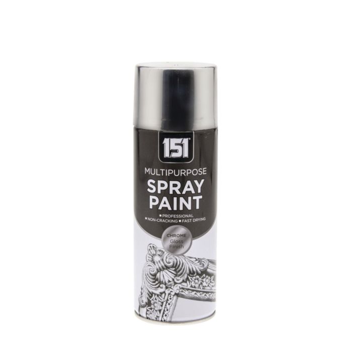 151 Chrome Gloss Finish Multipurpose Spray Paint 400ML