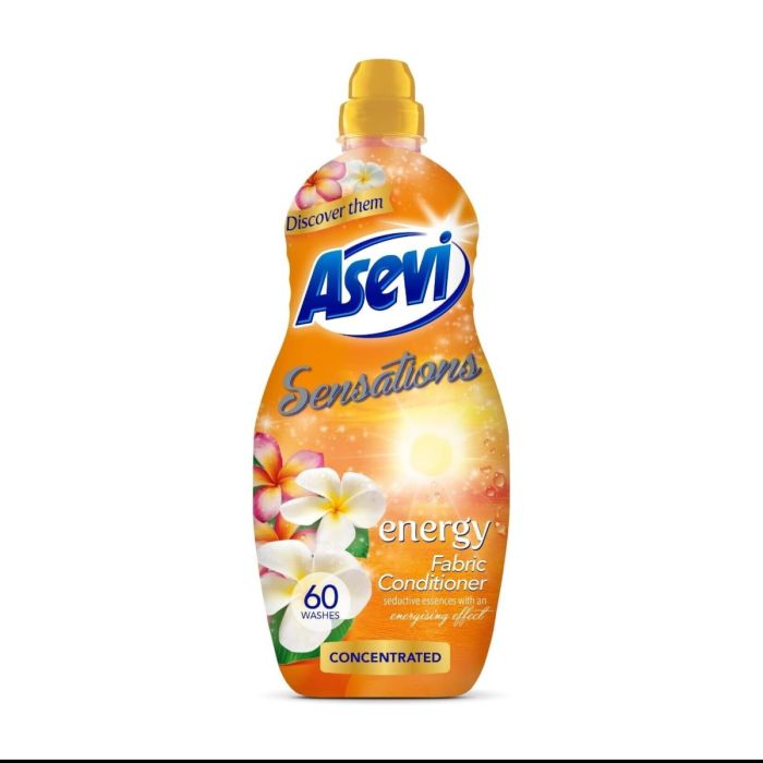 Asevi Sensations Energy Fabric Conditioner Concentrated Liquid 1320ML