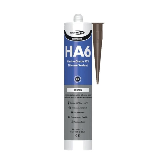 Bond It Premiere HA6 Marine Grade RTV Silicone Sealant White 310ml