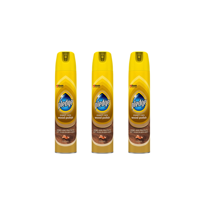 Pledge Furniture Polish Classic 250ml - Pack of 3
