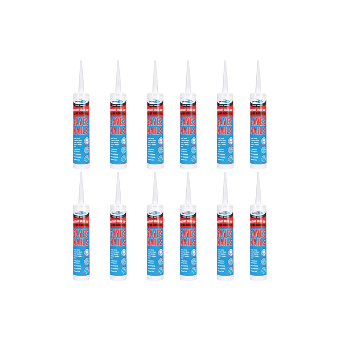 Bond It Mate Range Instant Grab Saves Nails Gap Filling Adhesive 300ml - Pack of 12