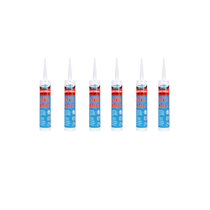 Bond It Mate Range Instant Grab Saves Nails Gap Filling Adhesive 300ml - Pack of 6