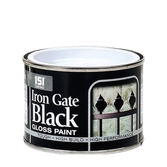 151 Coatings High Performance Iron Gate Black Gloss Paint 180ML