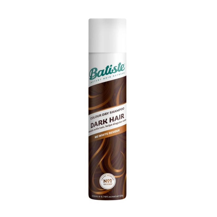 Batiste Colour Dry Shampoo For Dark Hair No White Residue 200ml
