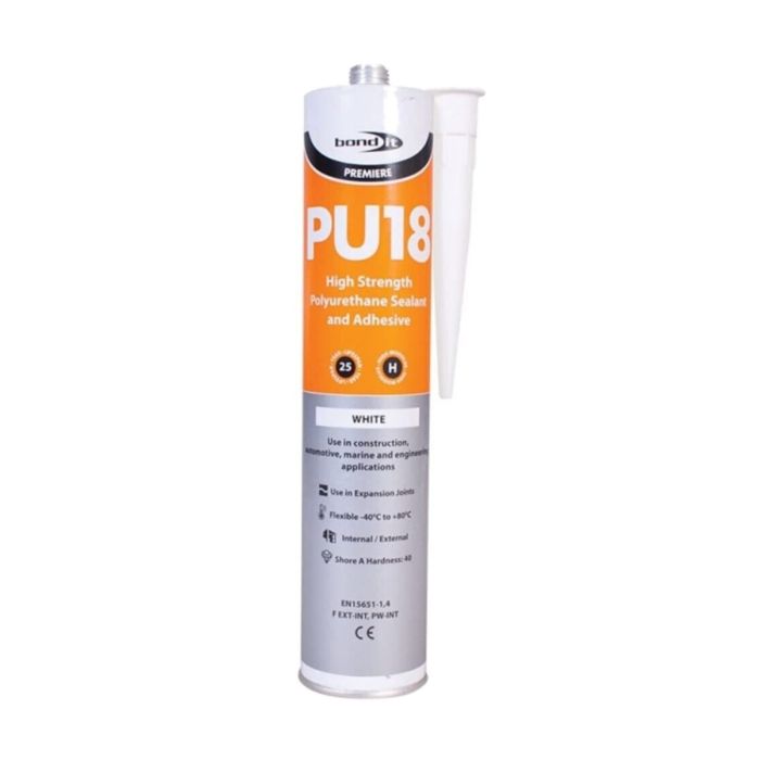 Bond It PU18 High Strength Polyurethane Adhesive & Sealant White
