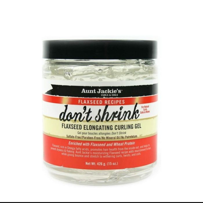 Aunt Jackie's Flaxseed Recipes Don't Shrink Elongating Hair Curling Gel 426g

