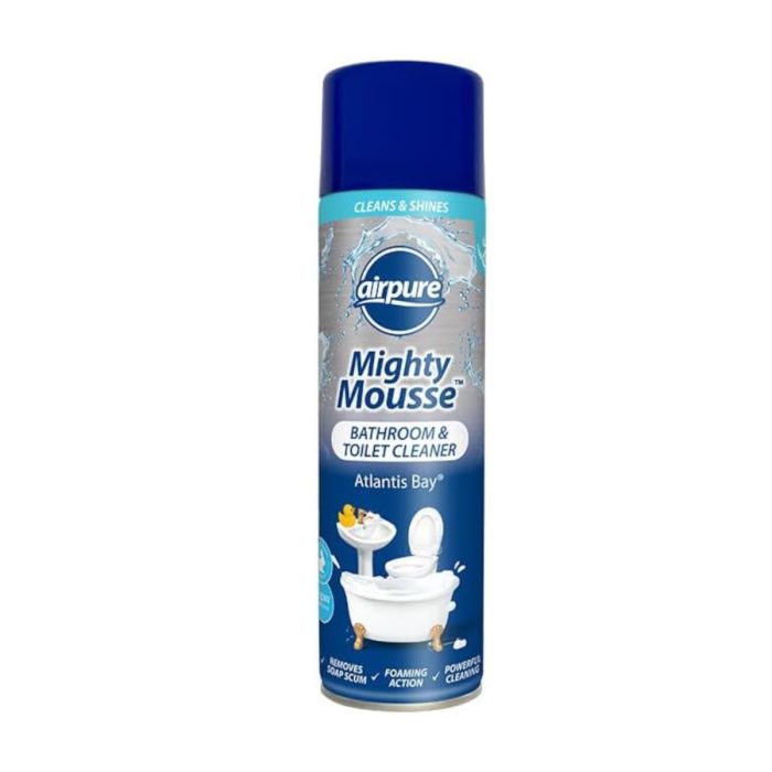 Airpure Mighty Mousse Atlantis Bay Bathroom & Toilet Cleaner 500ML