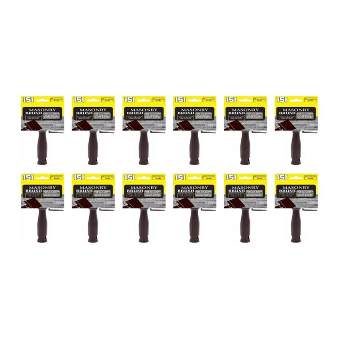 151 Masonry Paint Brush with Hanging Clip  - Pack of 12