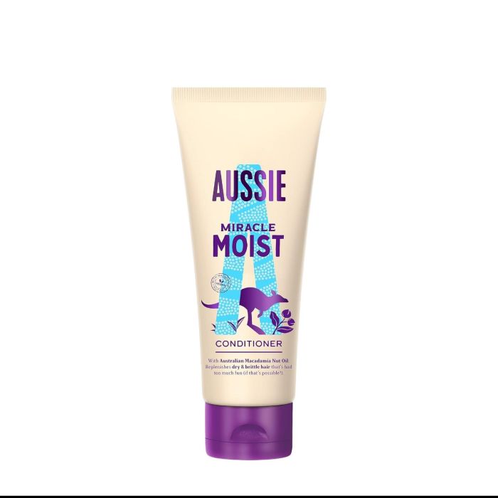 Aussie Miracle Moist Conditioner Dry Brittle Hair 200ml