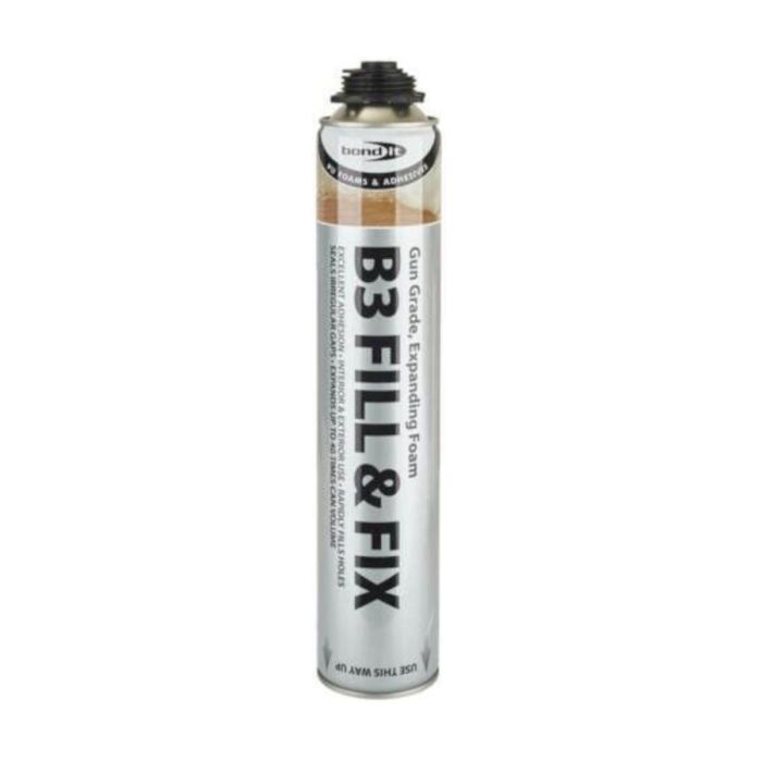 Bond It B3 Flix & Fix PU Foam & Adhesive for Sealing and Bonding 750ml