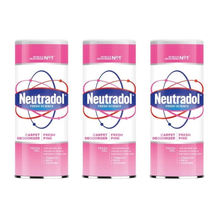 Neutradol Fresh Science Carpet Deodorizer Fresh Pink 350 g - Pack of 3