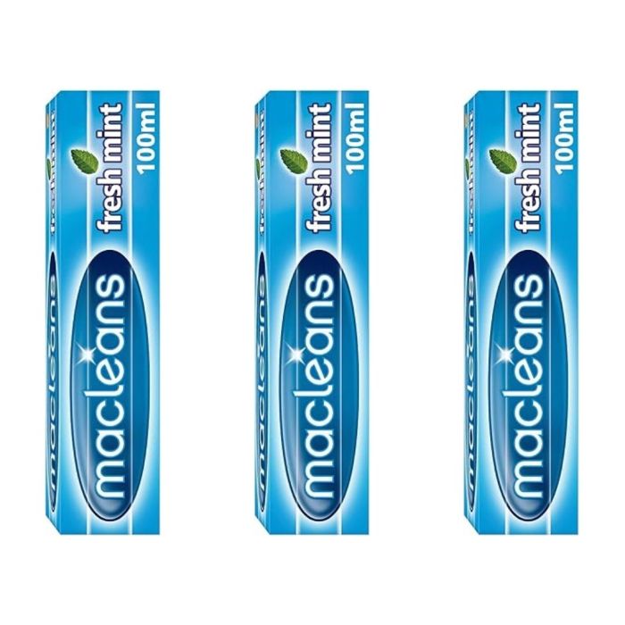 Macleans Toothpaste Fresh Mint 100ml - Pack of 3