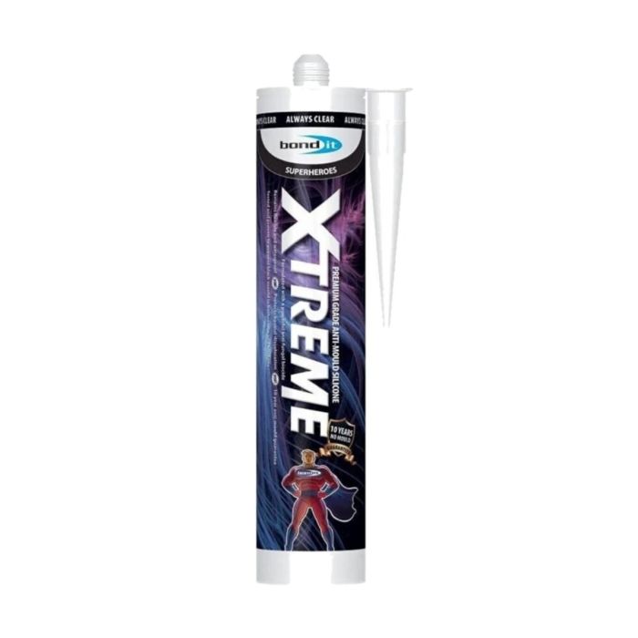 Bond It Xtreme Anti Mould Premium Grade Silicone 310ml