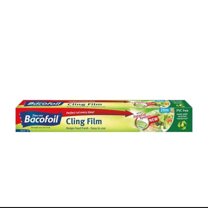 Bacofoil Cling Film With Easy Cut System 32.5cm x 20m
