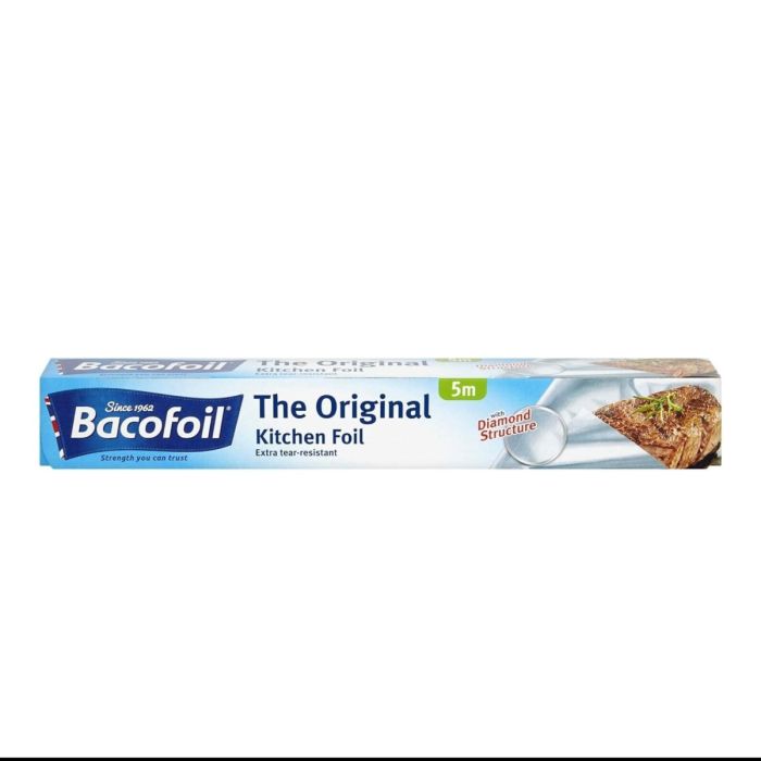Bacofoil The Original Extra Tear Resistant Kitchen Foil 300mm x 5m
