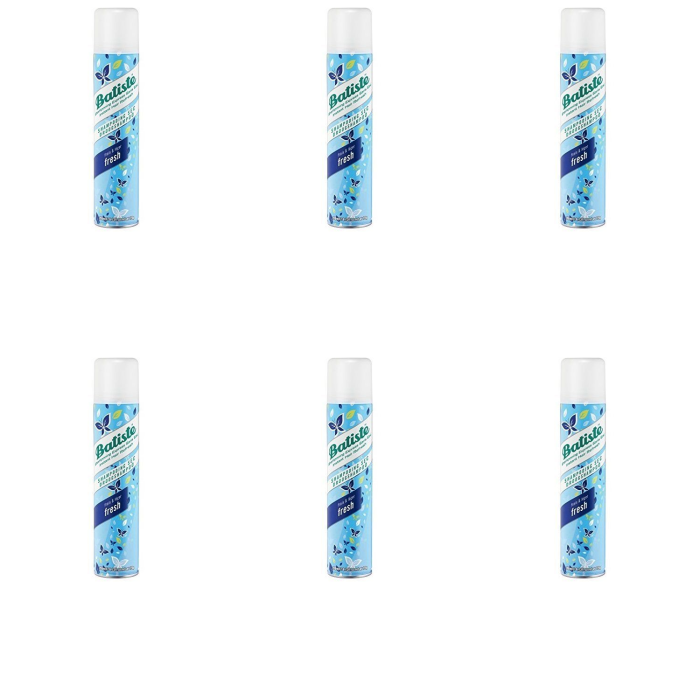 Batiste Fresh Dry Shampoo For Hair Refresh 200ml - Pack of 6