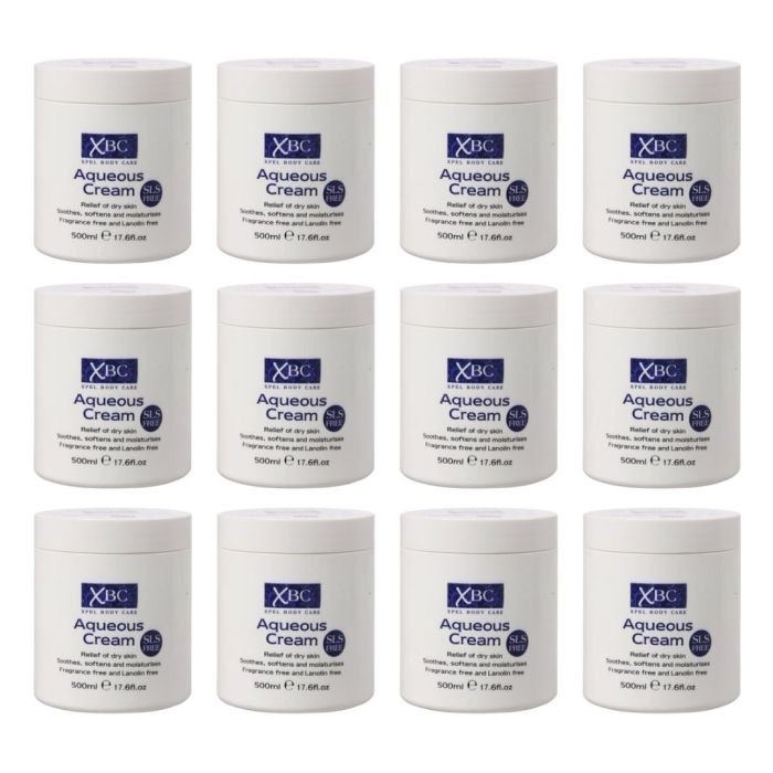 XBC Aqueous Moisturising Cream SLS Free 500ml emollient for dry sensitive skin