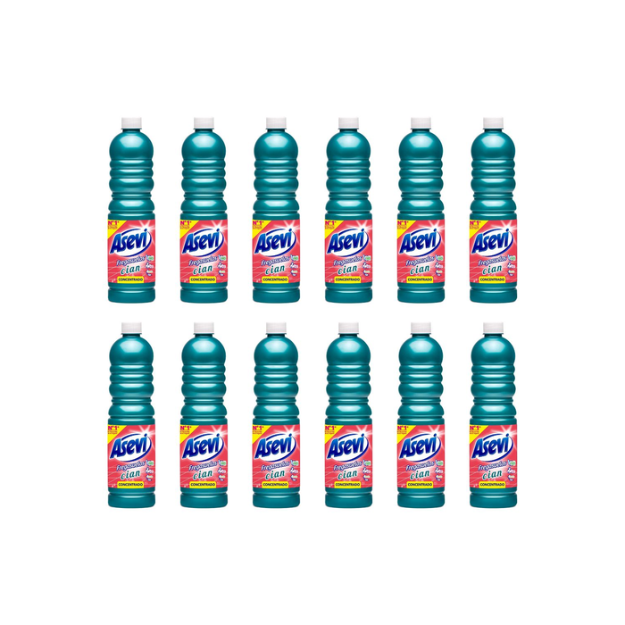 Asevi Concentrated Floor Cleaner Cian 1 Litre