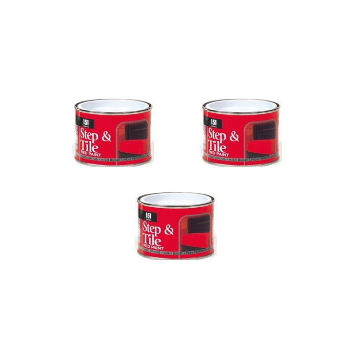 151 Coatings Step and Tile Red Durable Paint 180ML - Pack of 3