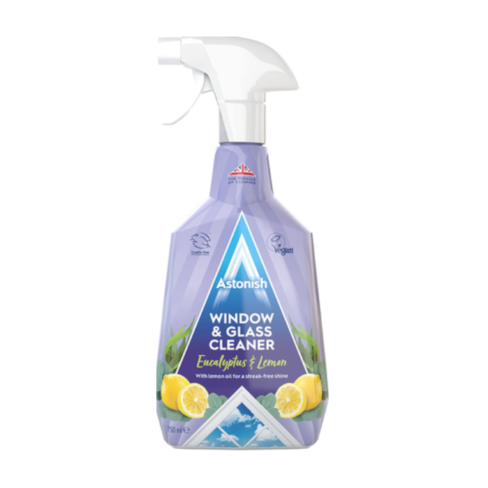 Astonish Window & Glass Cleaner Eucalyptus & Lemon 750ml