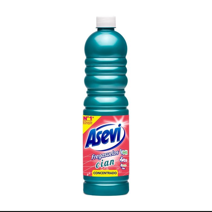 Asevi Concentrated Floor Cleaner Cian 1 Litre