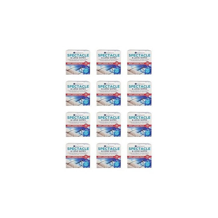 Healthpoint Spectacle & Lens Wipes Extra Value 52 Wipes