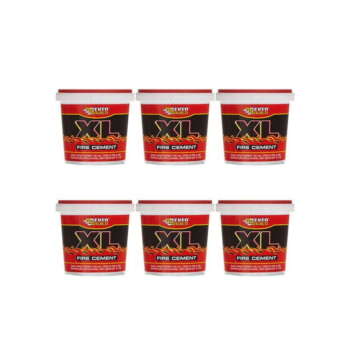 Everbuild XL Fire Cement Buff 1 kg - Pack of 6