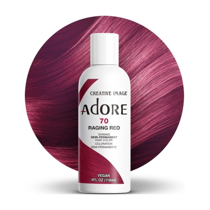 Adore Shining Semi Permanent Hair Colour 70 Raging Red 118ml