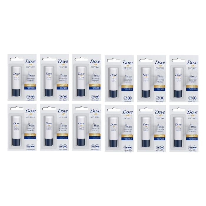 Dove Lip Balm Nourishing Essential Intensive 4.8g - Pack of 12