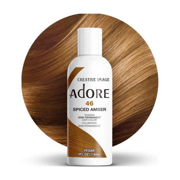 Adore Shining Semi Permanent Hair Colour Spiced Amber 118ml