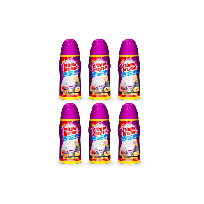 Elbow Grease Foaming Toilet Cleaner Berry Blast 500g bottle
