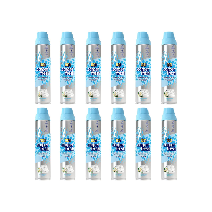 1001 Carpet Jasmine Linen & White Flowers Odour Remover Spray 300ML - Pack of 12