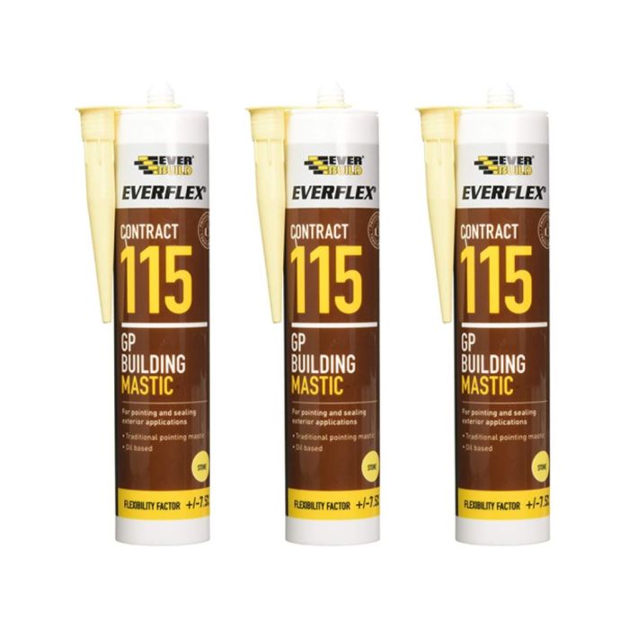 Everbuild Everflex 115 GP Building Mastic Brown 285ML