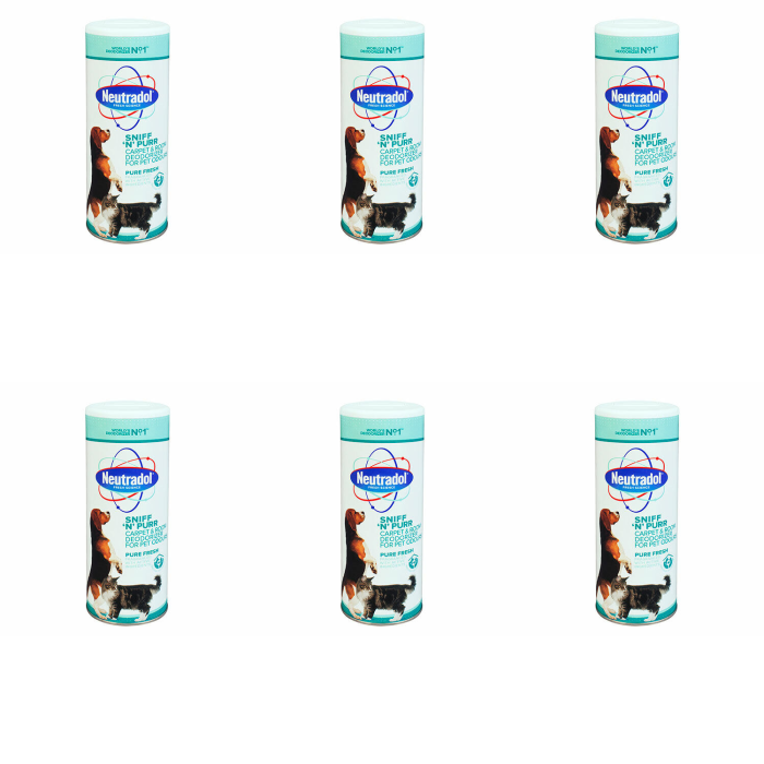Neutradol Carpet Deodorizer Sniff 'n' Purr 350g - Pack of 6