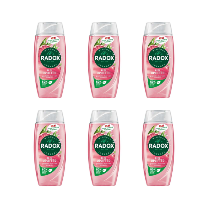 Radox Feel Uplifted Shower Gel 250ml - Pack of 6