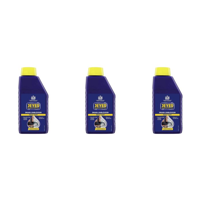 Jeyes Drain Unblocker 1 Litre - Pack of 3