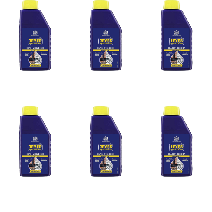 Jeyes Drain Unblocker 1 Litre - Pack of 6