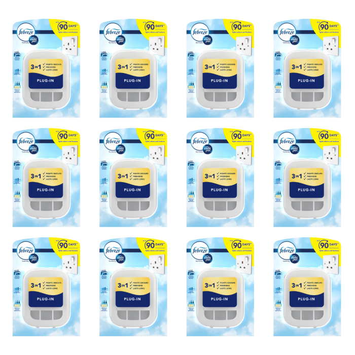 Febreze AmbiPur 3Volution Plug-In Refill Diffuser Machine - Pack of 12