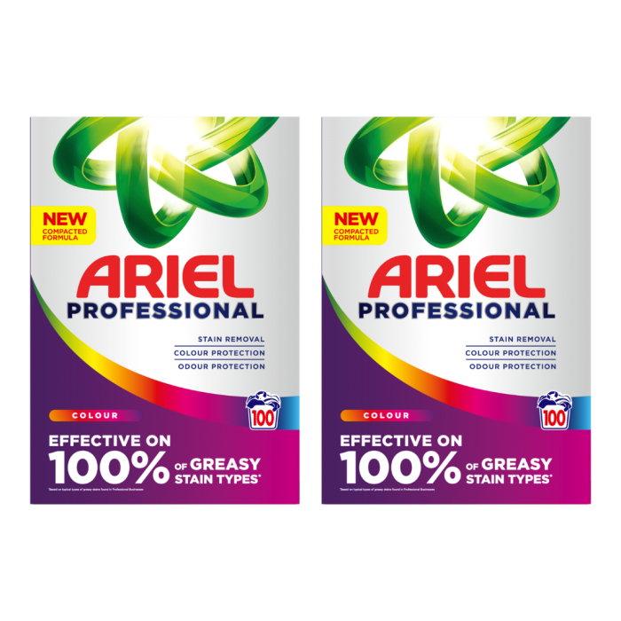 Ariel professional colour protection laundry detergent 100 washes