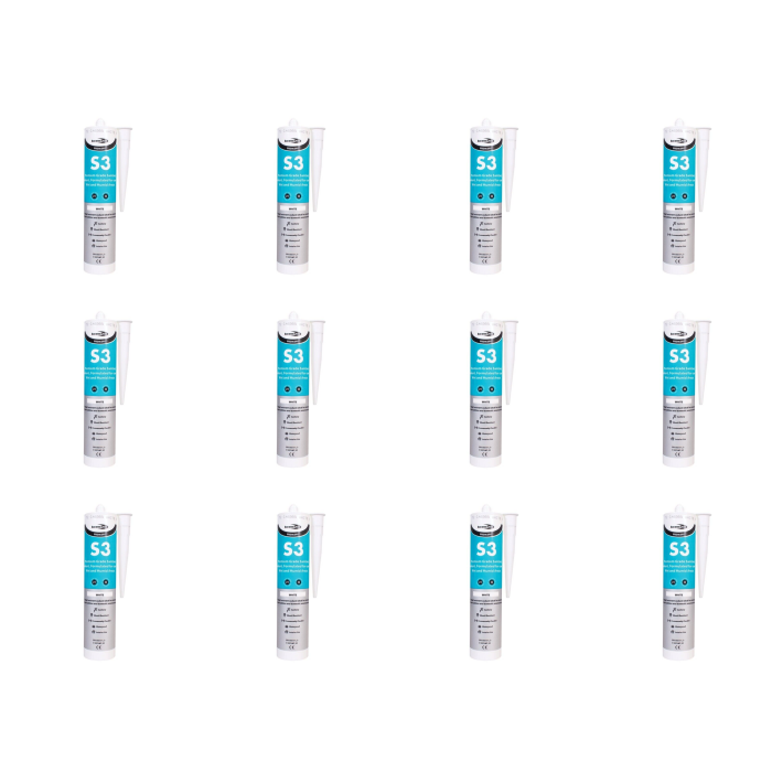 Bond It Premiere S3 White Sealant 310ml - Pack of 12