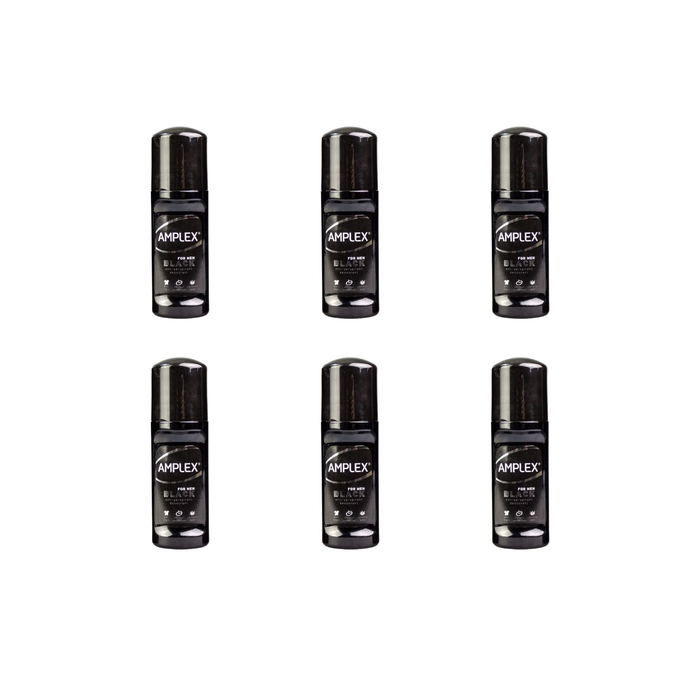 Amplex Antiperspirant Deodorant Roll-On Black For Men 50ml