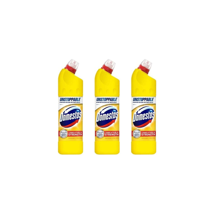 Domestos Citrus Bleach 750ml - Pack of 3