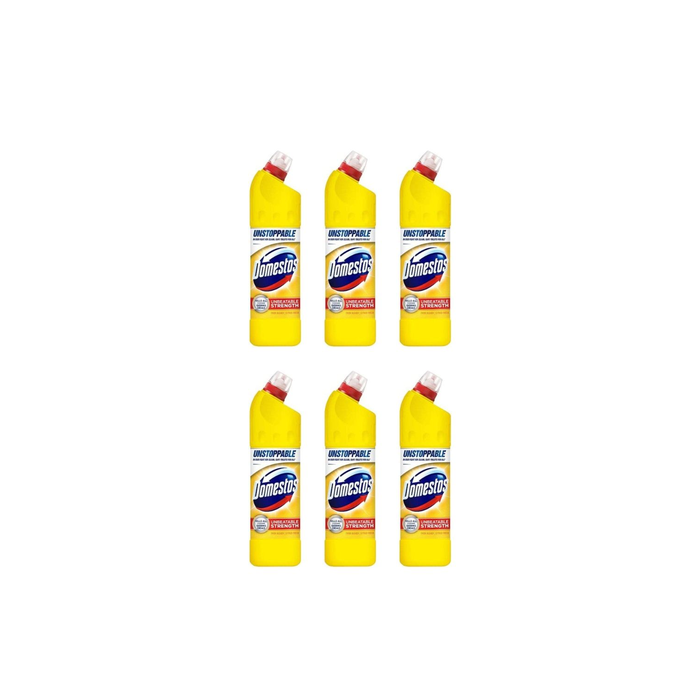 Domestos Citrus Bleach 750ml - Pack of 6