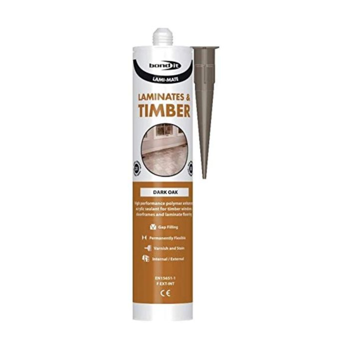 Bond It Lami Mate Flexible Sealant Gap Filler Dark Oak